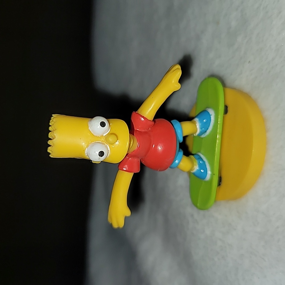 Bart Simpson 2003 Mini Figure Kellogg Promotional Toy The Simpsons